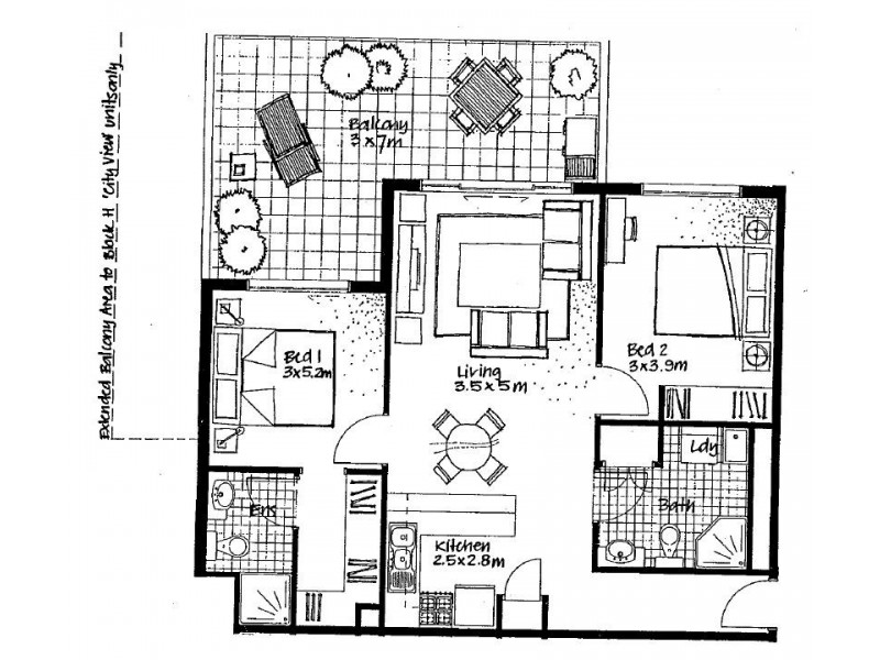 L1H/41 Gotha St, Fortitude Valley QLD 4006 Floorplan