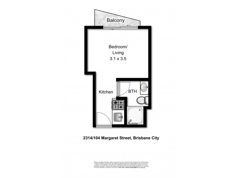 104 Margaret St, Brisbane QLD 4000 Floorplan