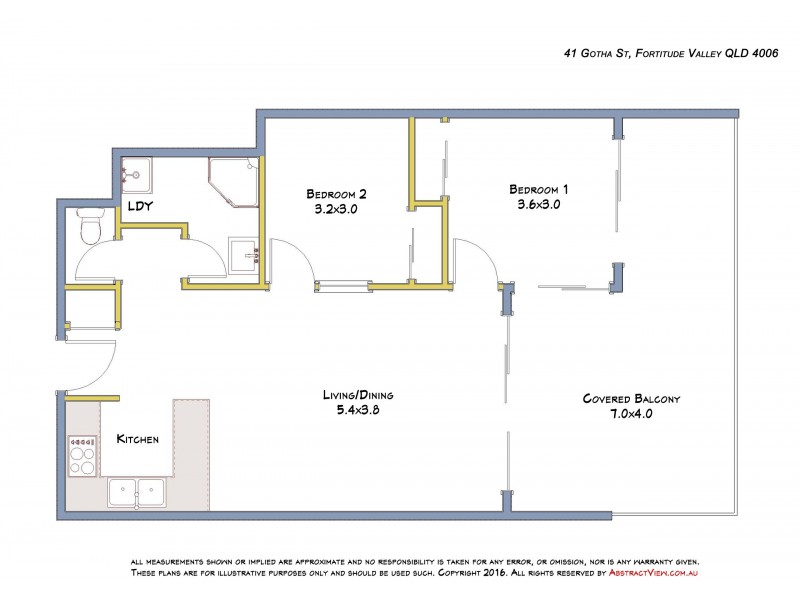 41 Gotha St, Fortitude Valley QLD 4006 Floorplan