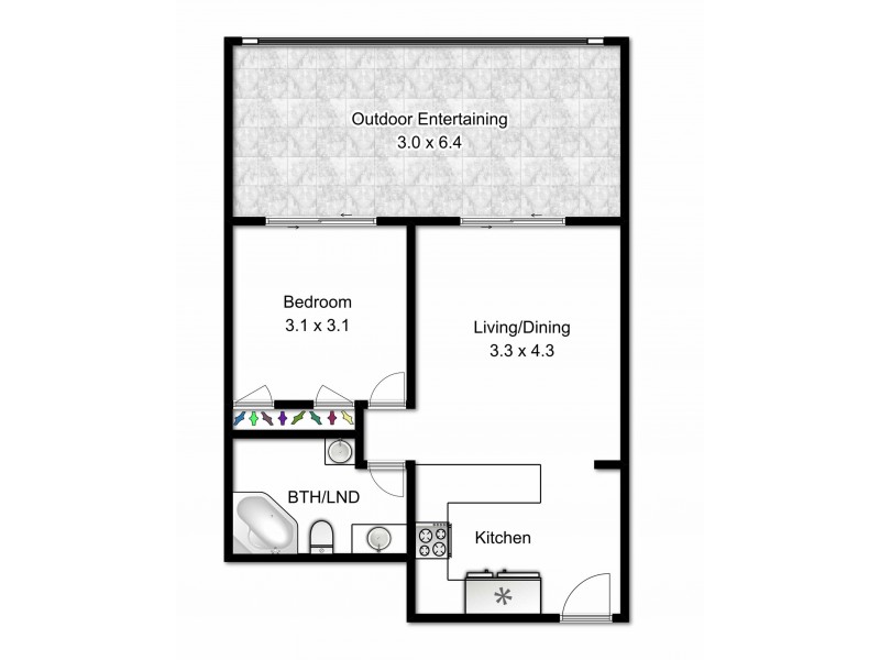 41 Gotha St, Fortitude Valley QLD 4006 Floorplan