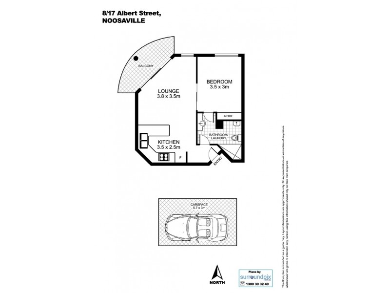 8/17 Albert Street, Noosaville QLD 4566 Floorplan
