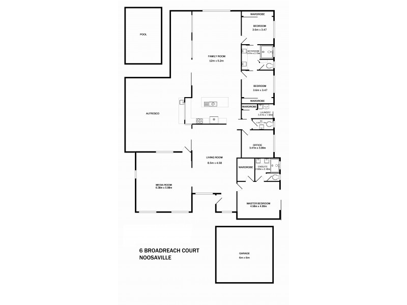 6 Broadreach Court, Noosaville QLD 4566 Floorplan