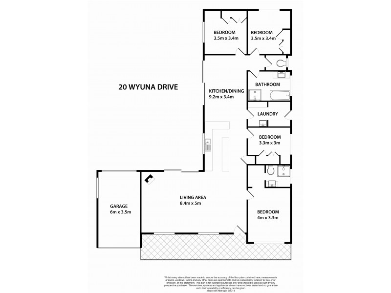 20 Wyuna Drive, Noosaville QLD 4566 Floorplan