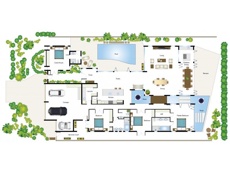 754/61 Noosa Springs Dr, Noosa Heads QLD 4567 Floorplan