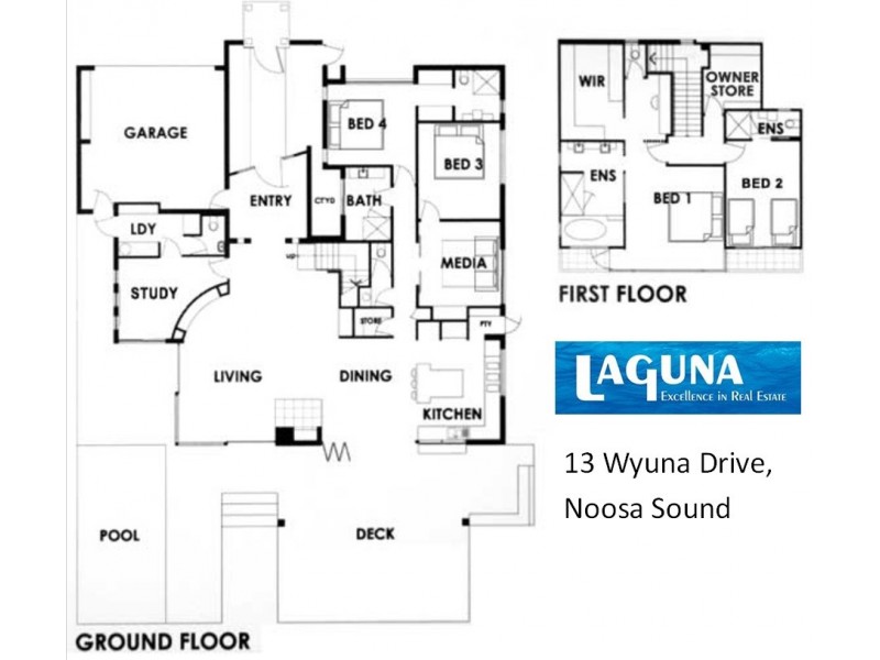 13 Wyuna Drive, Noosa Heads QLD 4567 Floorplan