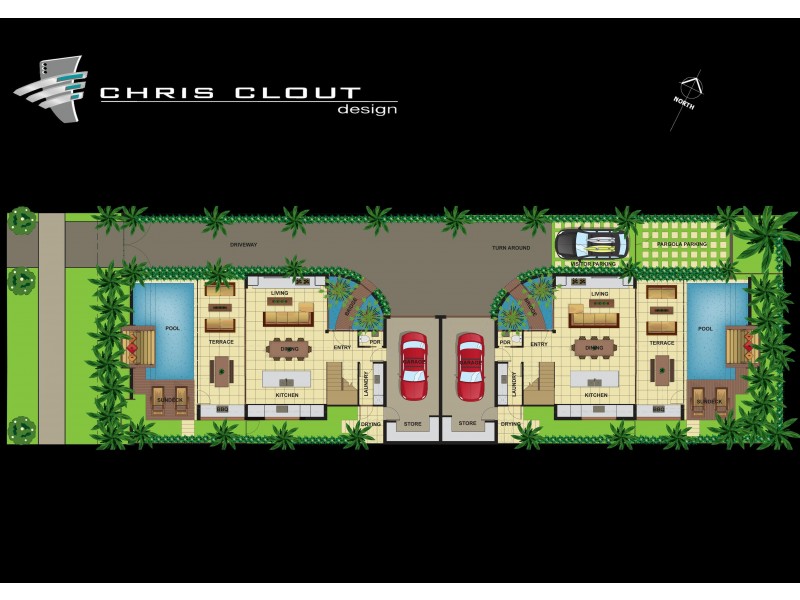 1 & 2/12 Howard Street, Noosaville QLD 4566 Floorplan