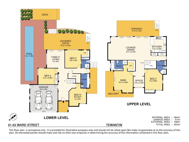 61-63  Ward Street, Tewantin QLD 4565 Floorplan