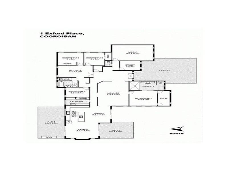 1 Exford Court, Cooroibah QLD 4565 Floorplan