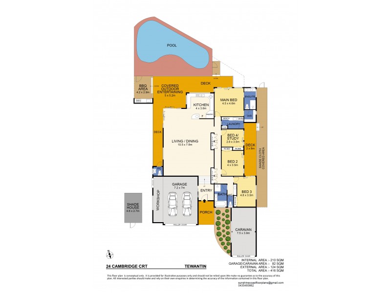 24 Cambridge Court, Tewantin QLD 4565 Floorplan