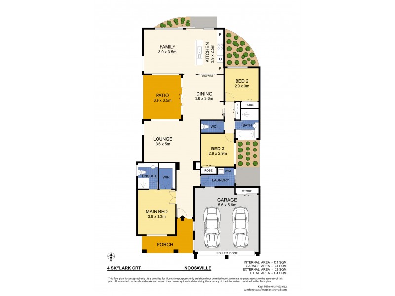4 Skylark Court, Noosaville QLD 4566 Floorplan