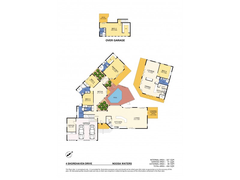 4 Shorehaven Drive, Noosa Waters QLD 4566 Floorplan