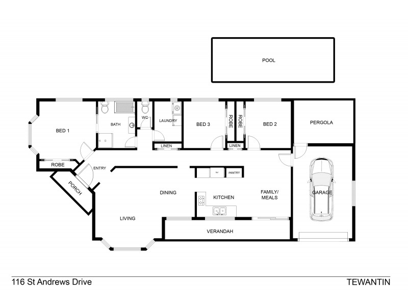 116 St Andrews Drive, Tewantin QLD 4565 Floorplan