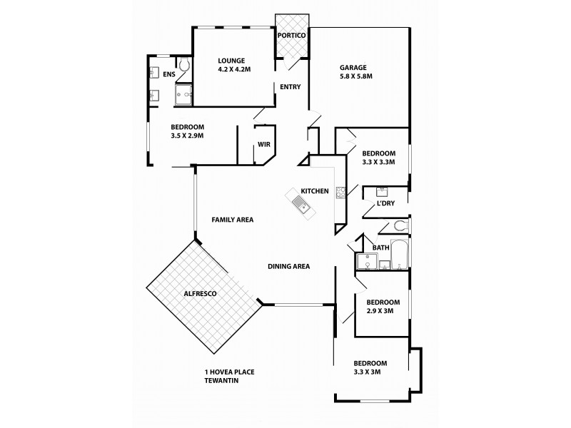 1 Hovea Place, Tewantin QLD 4565 Floorplan
