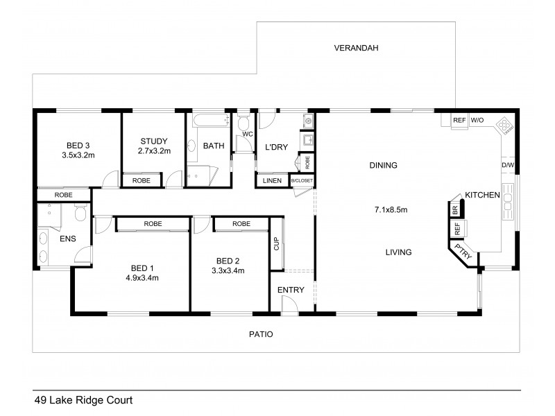 49 Lake Ridge Court, Lake Macdonald QLD 4563 Floorplan