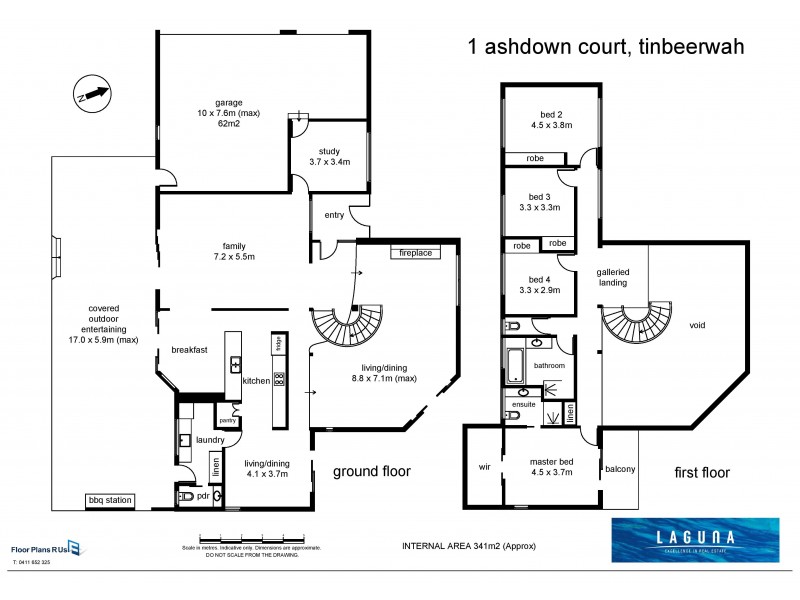 1 Ashdown Court, Tinbeerwah QLD 4563 Floorplan