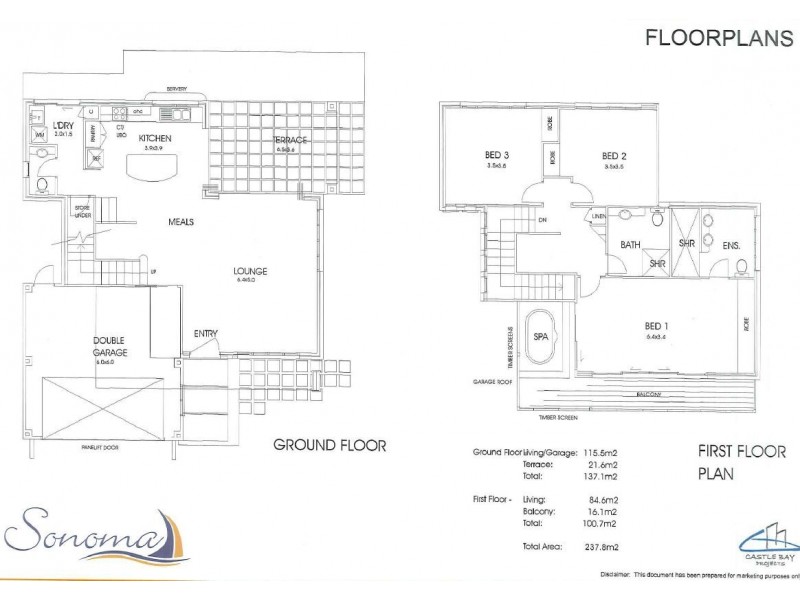 3/163 Gympie Terrace, Noosaville QLD 4566 Floorplan