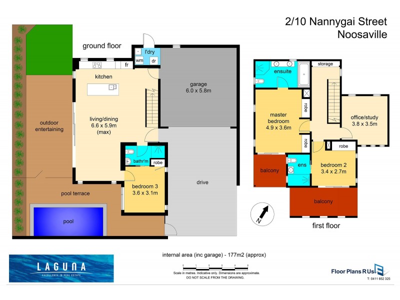 2/10 Nannygai Street, Noosaville QLD 4566 Floorplan