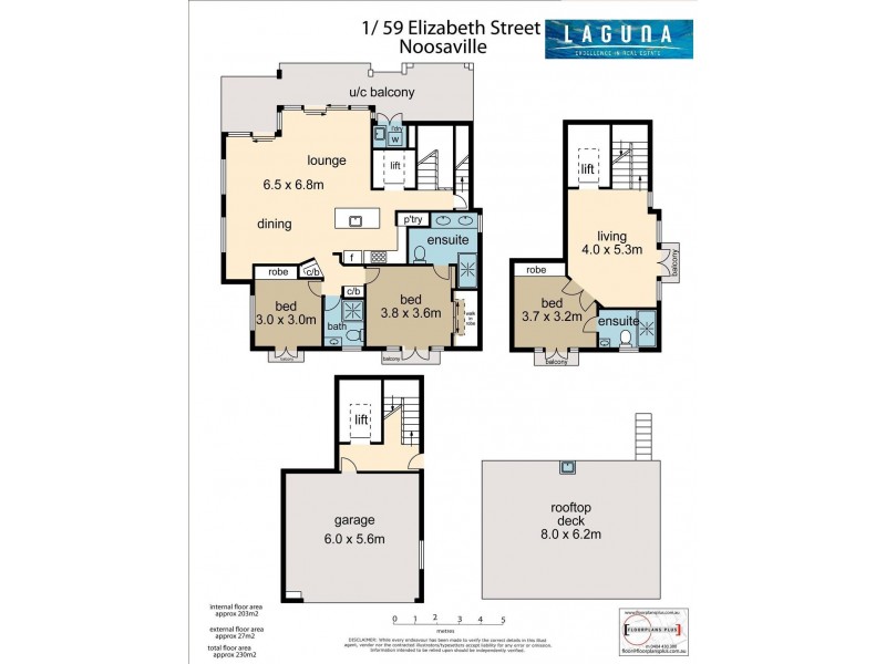 1/59 Elizabeth Street, Noosaville QLD 4566 Floorplan