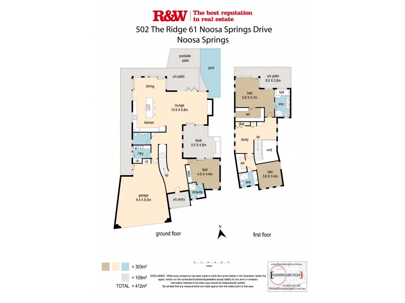 502 /61 ‘The Ridge’ Noosa Springs Drive, Noosa Springs QLD 4567 Floorplan