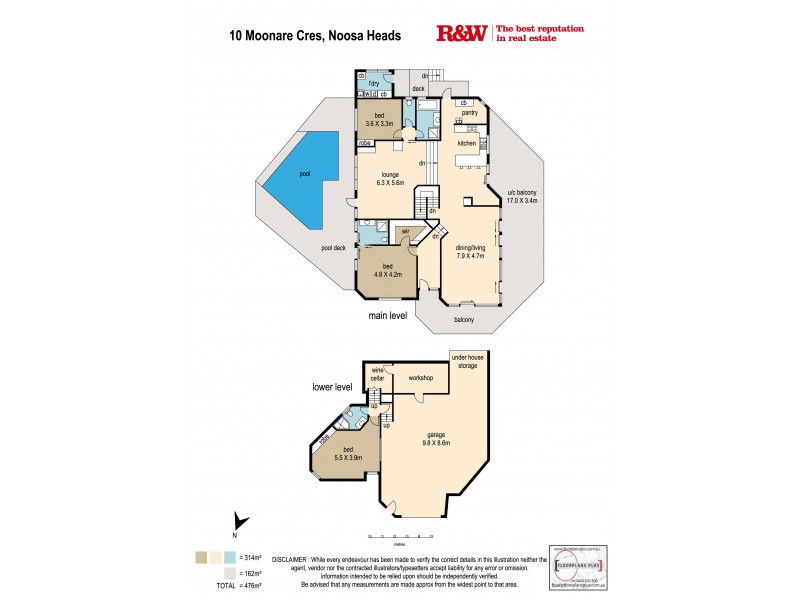 10 Moonare Crescent, Noosa Heads QLD 4567 Floorplan