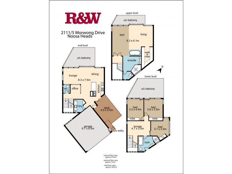 2111/’Peppers Resort’5 Morwong Dr, Noosa Heads QLD 4567 Floorplan