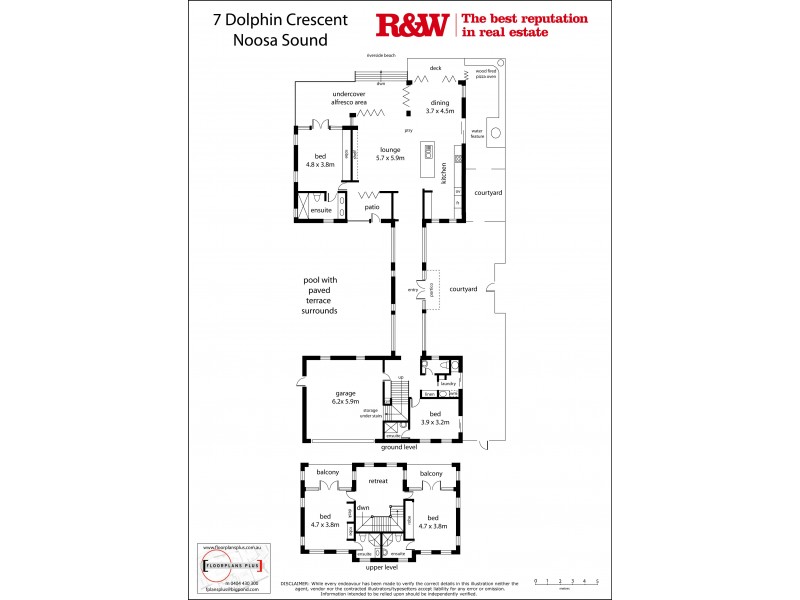 7 Dolphin Crescent, Noosa Heads QLD 4567 Floorplan