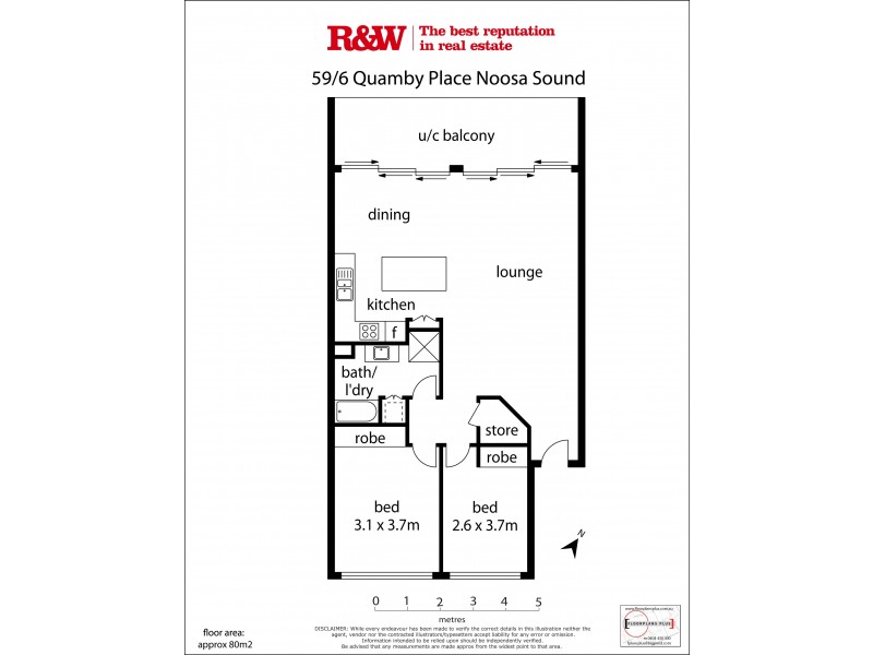 59/6 ‘Noosa Harbour Resort’ Quamby Place, Noosa Heads QLD 4567 Floorplan