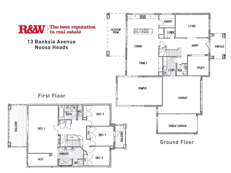 13 Banksia Avenue, Noosa Heads QLD 4567 Floorplan