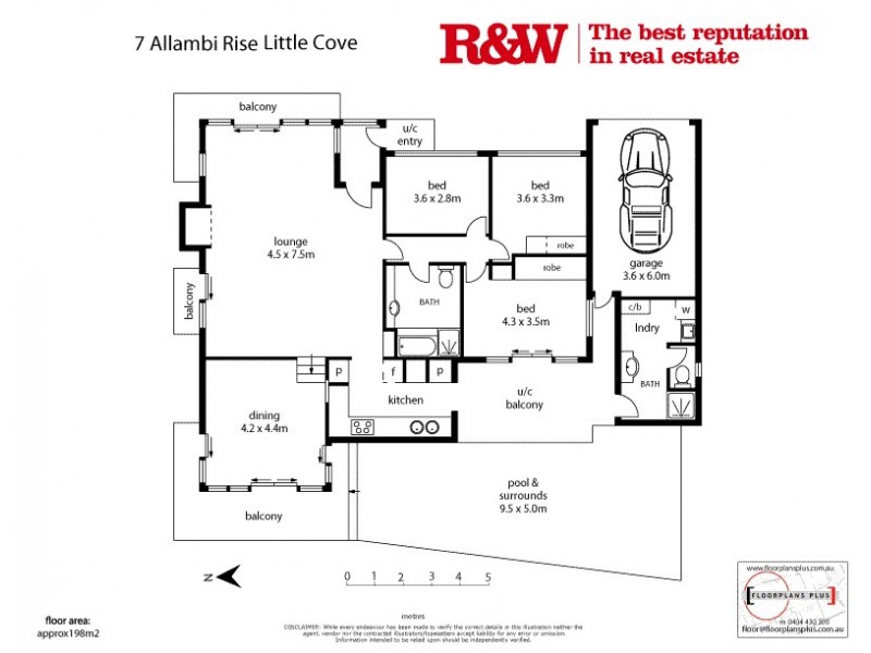 7 Allambi Rise, Noosa Heads QLD 4567 Floorplan