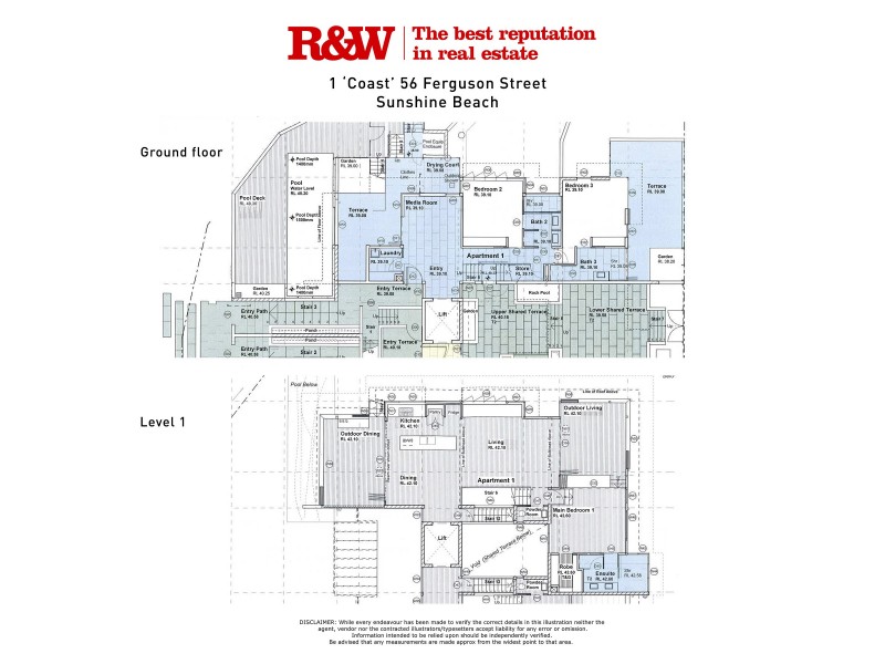 1/56 ‘Coast’ Ferguson Street, Sunshine Beach QLD 4567 Floorplan