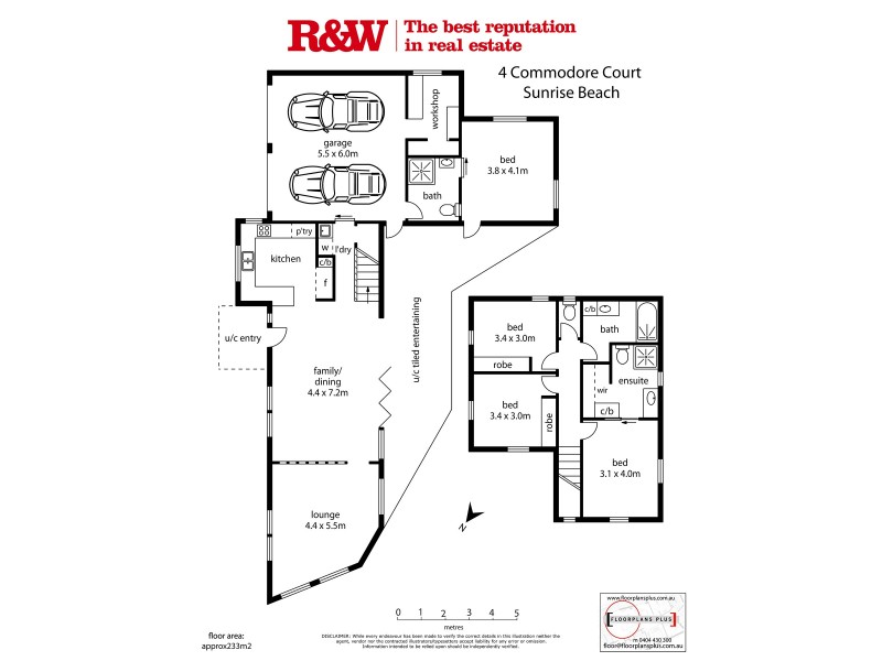 4 Commodore Court, Sunrise Beach QLD 4567 Floorplan