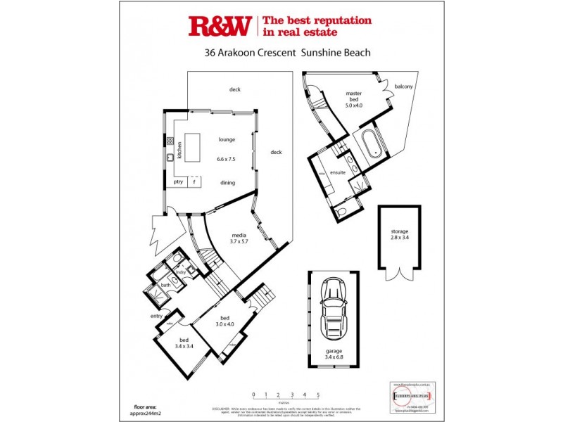 36 Arakoon Crescent, Sunshine Beach QLD 4567 Floorplan