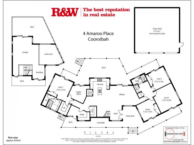 4 Amaroo Place, Cooroibah QLD 4565 Floorplan