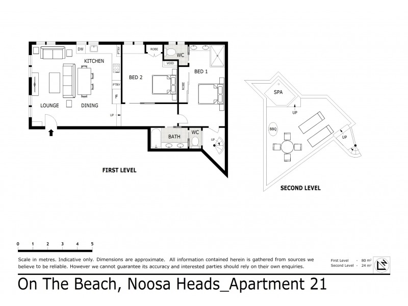 21/49 ‘On The Beach’ Hastings Street, Noosa Heads QLD 4567 Floorplan