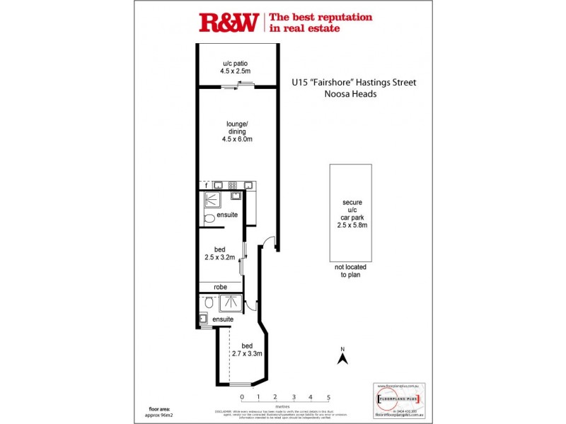 15/41′Fairshore’ Hastings Street, Noosa Heads QLD 4567 Floorplan