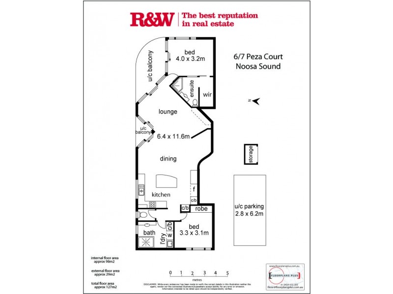 6 /7 Peza Court, Noosa Heads QLD 4567 Floorplan