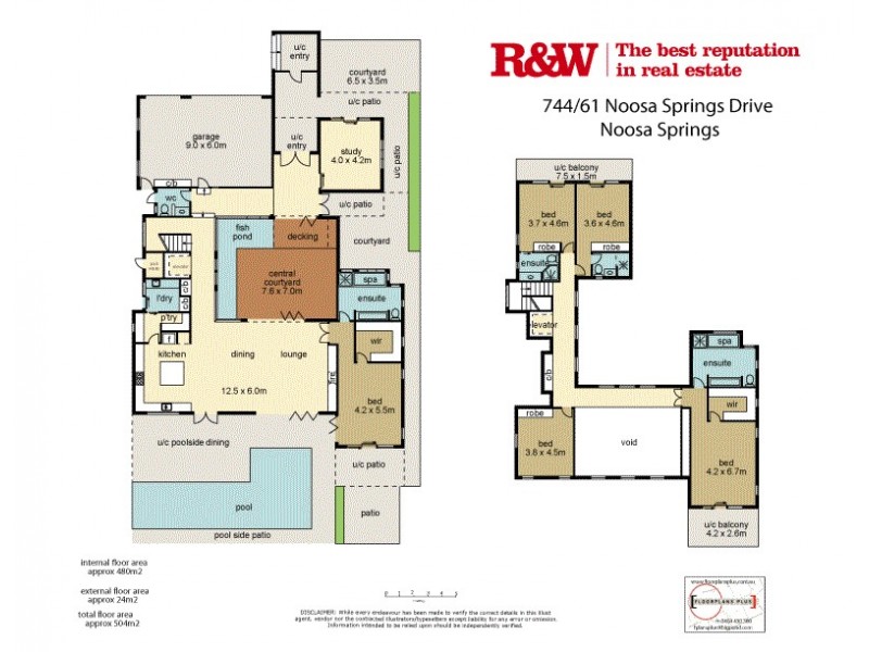 744/’The Palms’ 61  Noosa Springs Drive, Noosa Springs QLD 4567 Floorplan