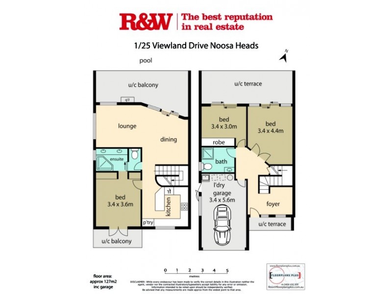 1/25 Viewland Drive, Noosa Heads QLD 4567 Floorplan