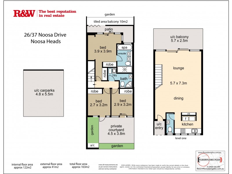 26 The Rise 37 Noosa Drive, Noosa Heads QLD 4567 Floorplan