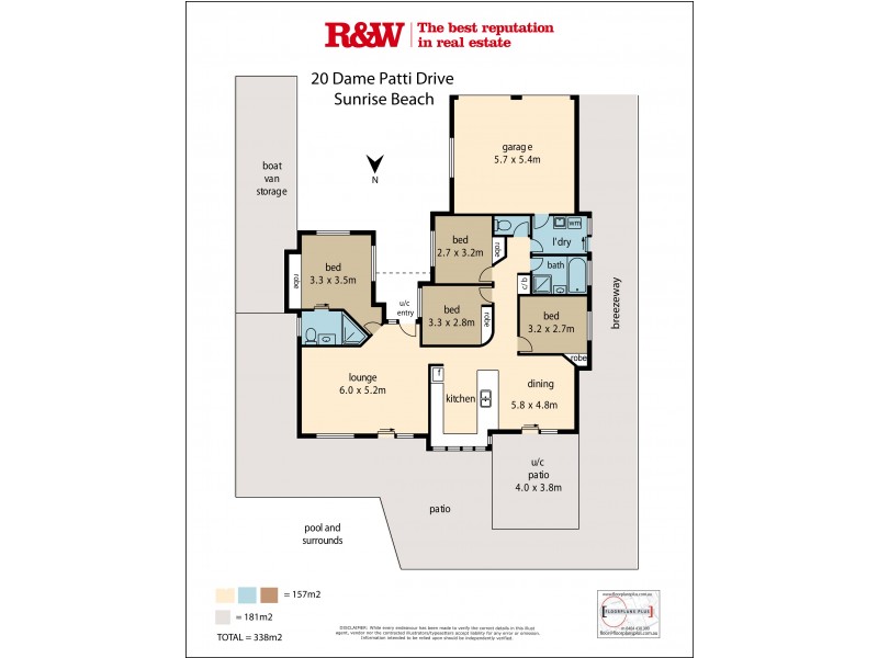20 Dame Patti Drive, Sunrise Beach QLD 4567 Floorplan