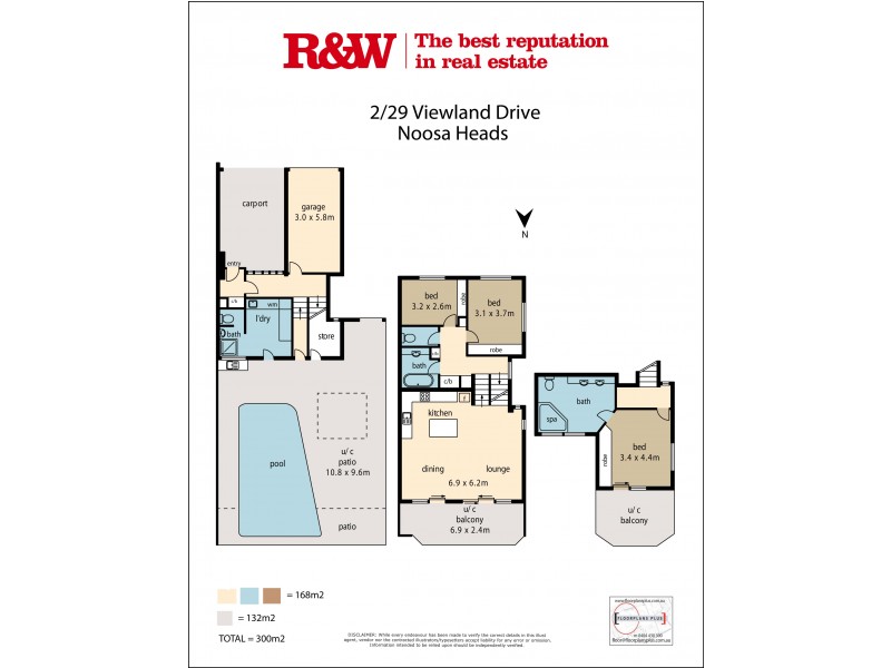 2/29 Viewland Drive, Noosa Heads QLD 4567 Floorplan