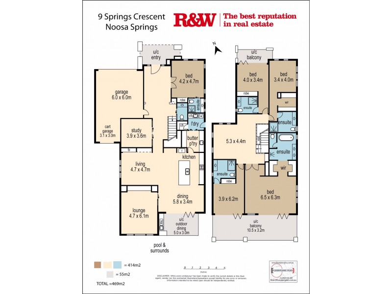 9 Springs Crescent, Noosa Heads QLD 4567 Floorplan