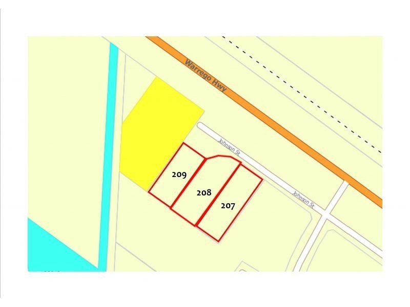 Lots 207, 208 & Johnson Street, Chinchilla QLD 4413