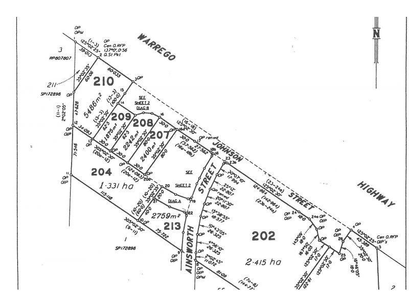 Lots 207, 208 & Johnson Street, Chinchilla QLD 4413