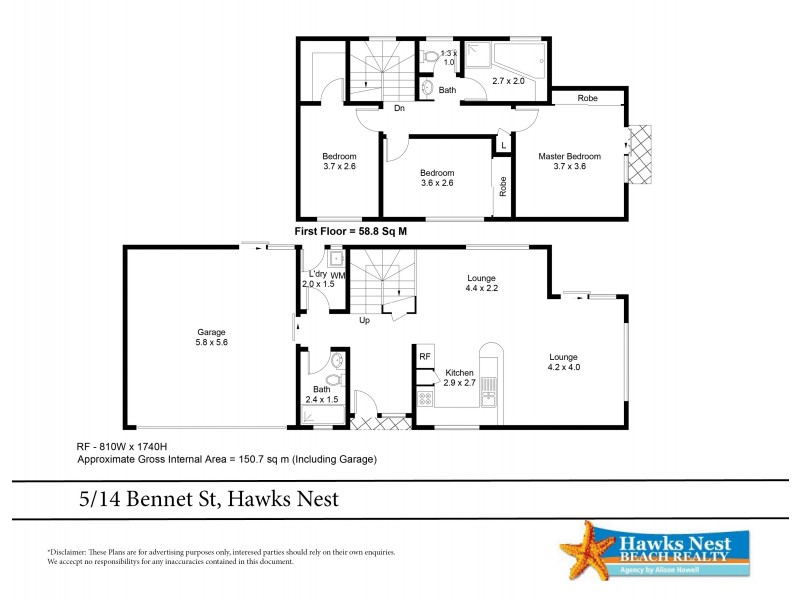 5/14 Bennett Street, Hawks Nest NSW 2324 Floorplan