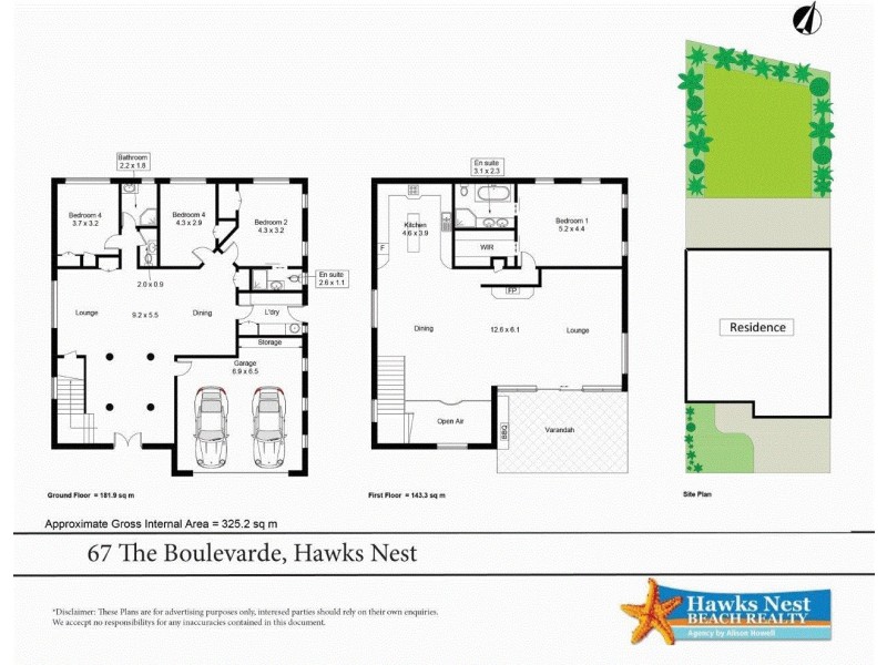 67 The Boulevarde, Hawks Nest NSW 2324 Floorplan