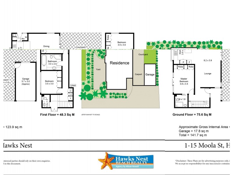1/15 Moola Street, Hawks Nest NSW 2324 Floorplan