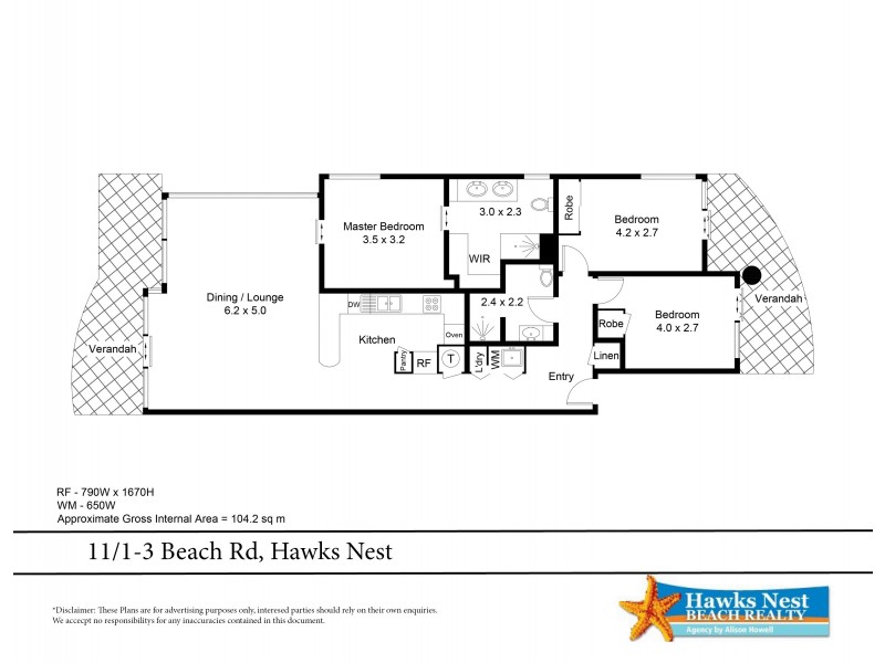 11/1-3 Beach Road, Hawks Nest NSW 2324 Floorplan