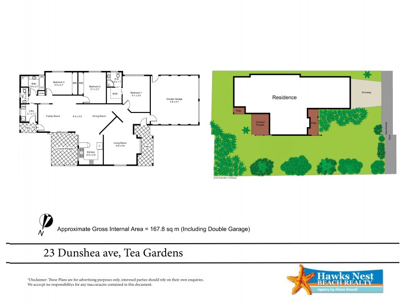23 Dunshea Avenue, Tea Gardens NSW 2324 Floorplan