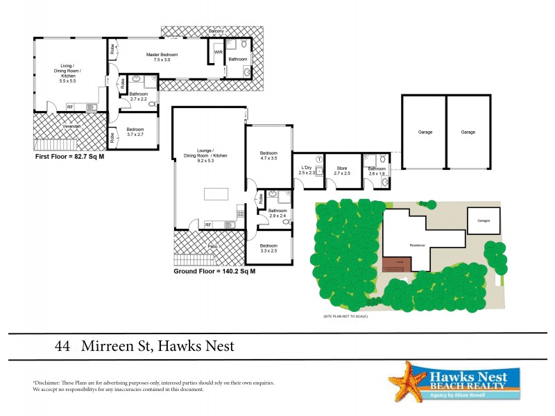 44 Mirreen Street, Hawks Nest NSW 2324 Floorplan